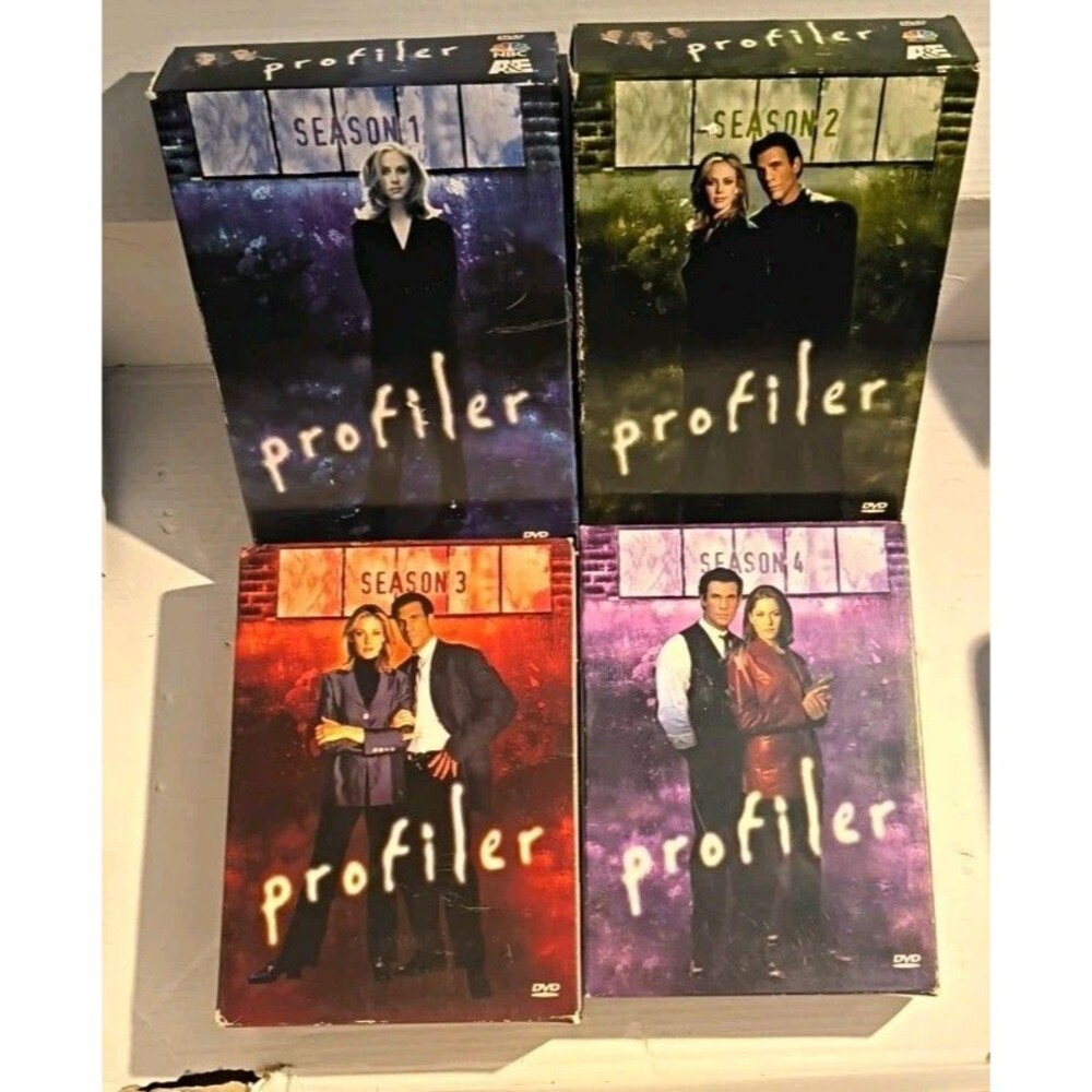 4 MISSING DISCS Profiler Lot Season 1-4 NBC TV Show  DVD OOP HTF Discs Set READ